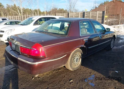 2001 Mercury Grand Marquis Gs из США, поврежденный, VIN 2MEFM74W41X660632